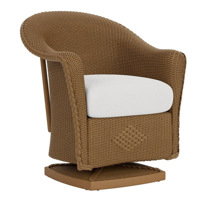 Reflections Wicker Patio Swivel Rocker Dining Chair