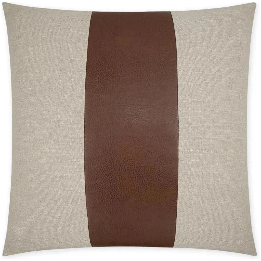 Rodeo Band Saddle Band Tan Brown Large Throw Pillow