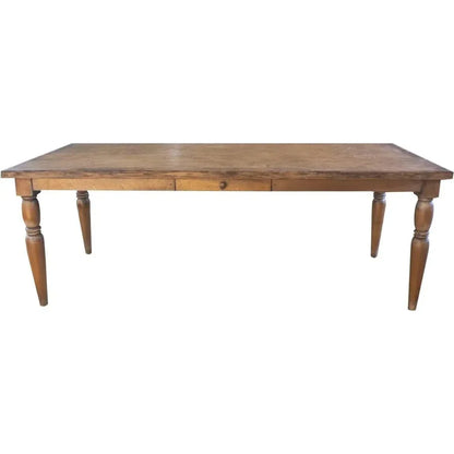 Rusic Farmhouse Wood Dining Table Pilar Seats 8