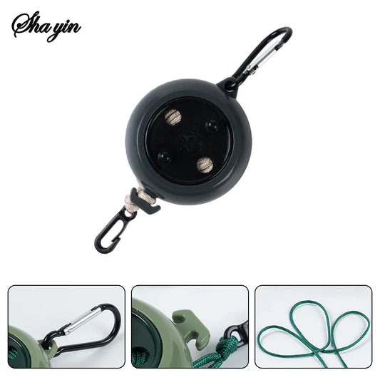 10M Retractable Clothesline Outdoor Travel Portable Clothes Drying Rack Windproof Washing Line For Camping Home Laundry Hanger
