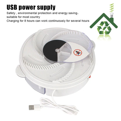 Indoor Outdoor Fly Trap Pest Reject Control Repeller USB Insect Pest Catcher Electric Pest Killer Automatic Flycatcher