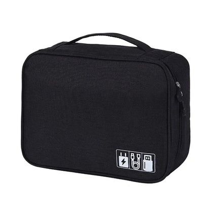 Multi-functional Large Capacity Waterproof Digital Electronic Organizer USB Data Line Charger Plug Headphone Travel Storage Bag