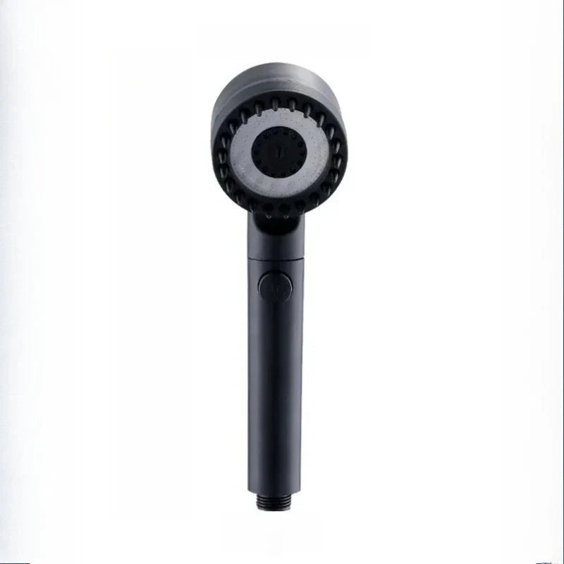 3-Mode Adjustable High Pressurized Filter Shower Head with Massage Brush Rain Faucet - Bathroom Shower Accessories