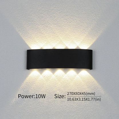 LED Wall Lamp Outdoor Waterproof IP66 Interior Wall Light 2W 4W 6W 8W 10W minimalist creative bedroom bedside lamp