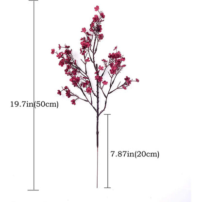 1/4pcs Artificial Flowers Cherry Blossoms Gypsophila Fake Plants DIY Wedding Bouquet Vases for Home Decor Faux Festival Branch