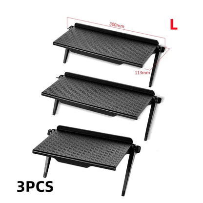 Adjustable TV Screen Top Storage Shelf Computer Monitor Screen Top Storage Rack TV Media Box Router Shelf Rack Home Organizer