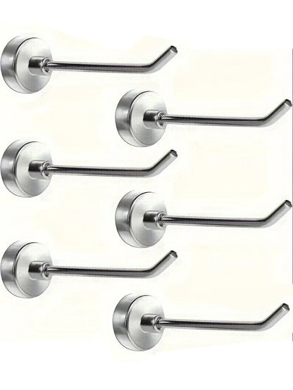 5pcs Magnetic Hook, Heavy Duty Magnet Hook, Magnetic Cruise Hook Hanging, Large Metal Magnetic Hook, Can Be Used For Grill,