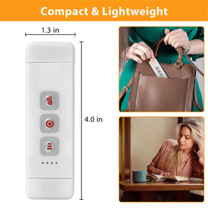 USB Rechargeable Book Reading Light Mini LED Clip on Book Light Flexible Book Lamp Bookmark Read Lamp Night Light for Bookworms