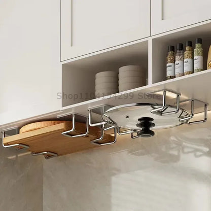 Kitchen Sponges Holder Stainless Steel Sink Sponges Drain Drying Rack Self Adhesive Storage Holder Wall Hooks Kitchen Organizer