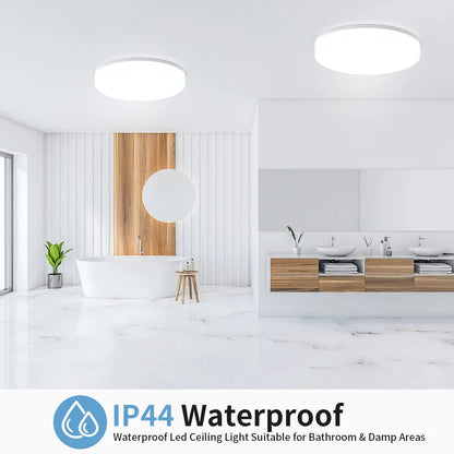 Round LED Ceiling Light Modern Home Decorative Ceiling Lighting Fixture 18/24/36/48W Living Room Bedroom Indoor Kitchen Lighting