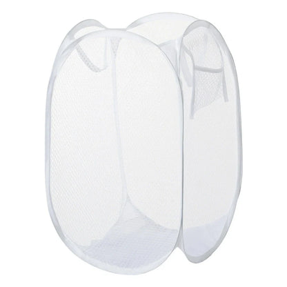 Dirty Clothes Basket Skeleton Ventilated Foldable Easy Storage Portable Large Capacity Clothes Basket