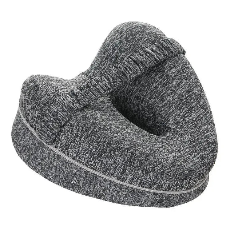 Memory Cotton Leg Pillow Hollow Heart Pregnancy Side Sleeper Sciatica Orthopedic Sciatica Back Hip Relief Pillow For Bed, Sofa