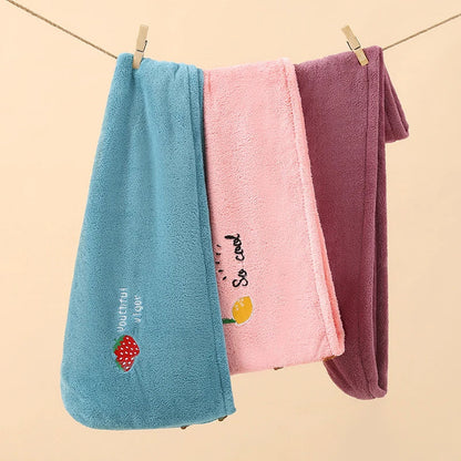 1pc Soft Quick-Dry Hair Towel  - Absorbent Hair Drying Wrap for Women Girls, Bathroom Essential Hair Hat