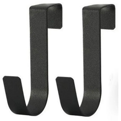Multi-Purpose Hooks Kitchen Cabinet Door Back Hook Hanging Rack Clothes Coat Hat Towel Hanger Storage Hook Bathroom Accessories