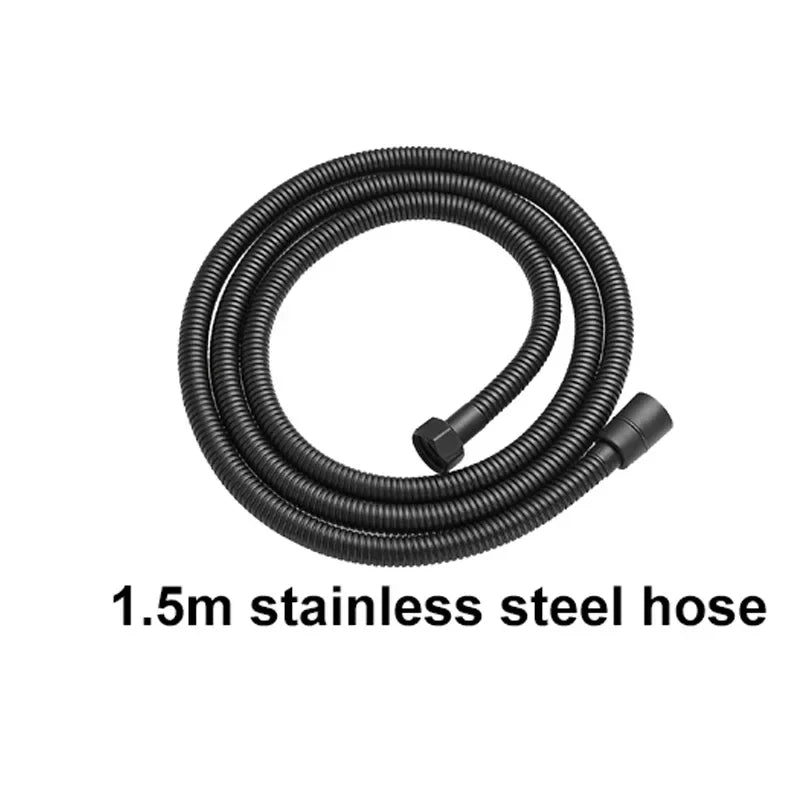 10 Spray High-Pressure Water Saving Filtered Shower Head Handheld Showerhead Fall Resistance Black White Bathroom Shower Nozzle