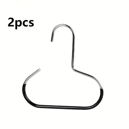 5pcsVersatile Manganese Steel Round Hook - Perfect for Hats, Ties, Scarves & Bags, Strong Load-Bearing, Non-Deformable