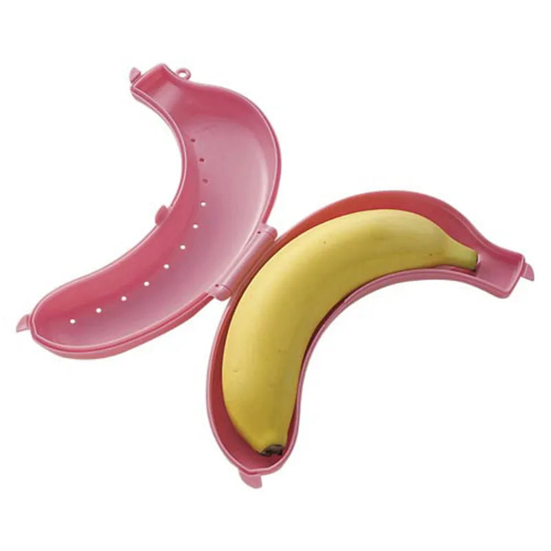 Banana Storage Box for Outdoor Travel Cute  Case Protector  Container Trip  Lunch Fruit Storage  Holder