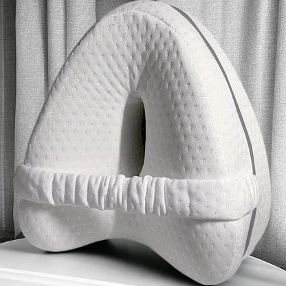 Memory Foam Leg Knee Foam Support Pillow Side Sleeper Sciatica Orthopedic Sciatica Back Hip Relief Pillow For Bed Sofa