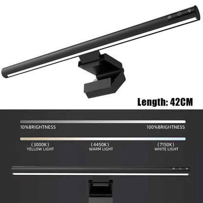 USB Stepless Dimming Screen Hanging Lights Curved Screen Monitor Light Bar RGB Background Atmosphere Desk Lamp Monitor Light Bar