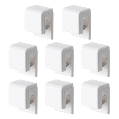 Wall Mounted Toothpaste Holder No Drilling Bathroom Organizer Hanging Shower Shelf for Toothbrush Face Wash Storage