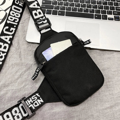 Men's Shoulder Bag INS Trend Waterproof Small Backpack Mobile Phone Man's Messenger Bag Square Bag Crossbody Bags