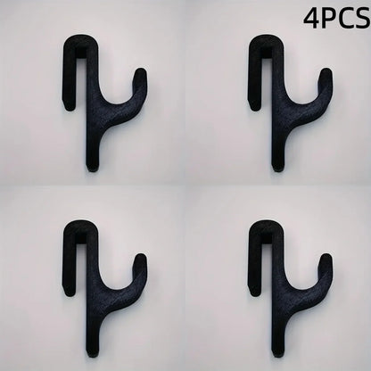 New Modern Plastic Shower Hook Suitable for 8mm Glass Doors Bathroom Organizer, Towels and Clothes Holder Bathroom Accessories