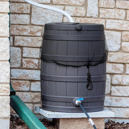 2/1pcs Mesh Cover Netting for Rain Barrels Water Collection Buckets Tank Raindrop Harvesting Tool Anti-Mosquito Water Protection