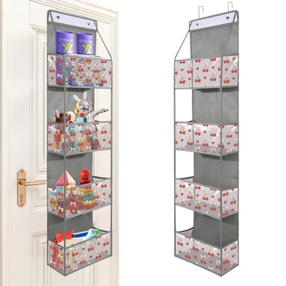 1pc 4 /6Layer Over The Door Hanging Organizer Cosmetics Wall Hanging Storage Organizerfor Nursery Bathroom Closet Bedroom Dorm