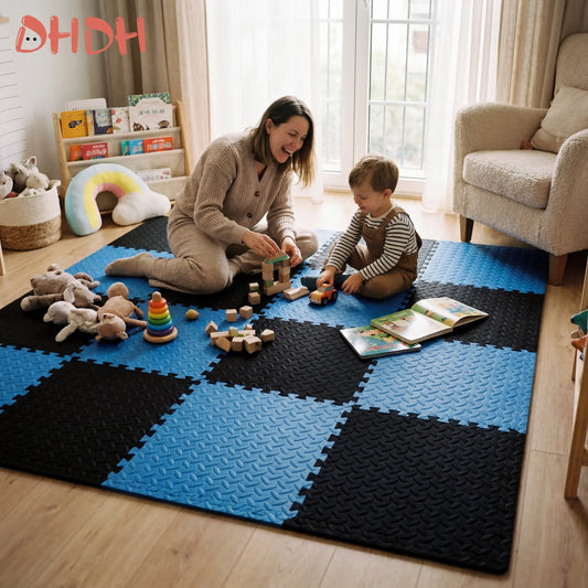 16PCS 30x30cm EVA Puzzle Mat – Thick Baby Play Mat for Kids, Non-Slip & Waterproof Crawling Floor Tiles, Interlocking Foam Rug