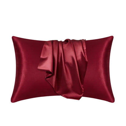 Pillowcase Silk Pillow Cover Silky Satin Hair Beauty Pillow case Comfortable Pillow Case Home Decor wholeStandard/Queen 1PC