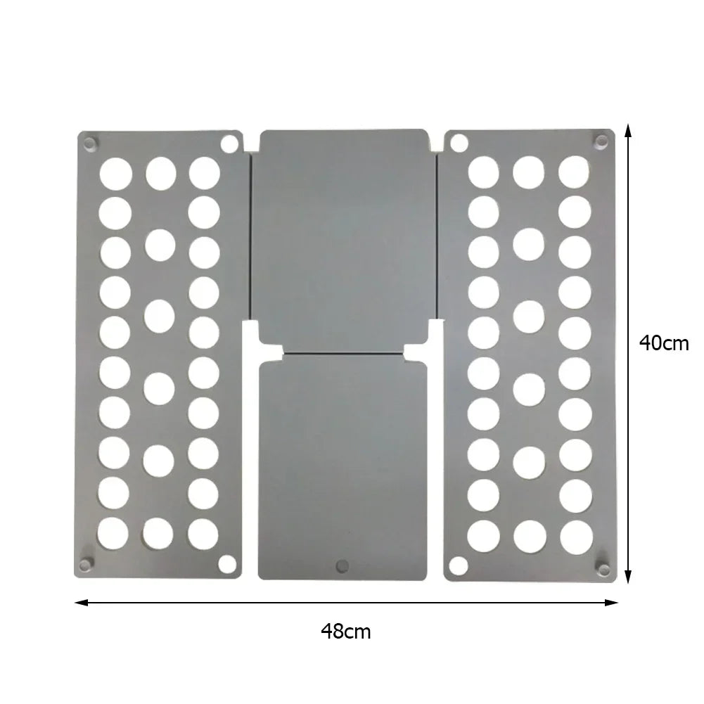Plastic Folding Clothes Board Easy and Fast Kids Laundry Folder Folding Shirt Board Home Storage Tools for Quick Folding Clothes