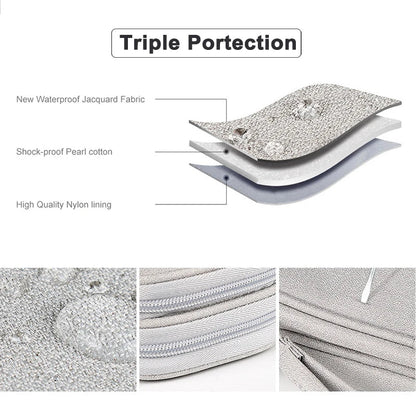 Waterproof Cable Storage Bag Digital Electronic Organizer Portable USB Data Line Charger Plug Storage Bag Travel Cable Organizer
