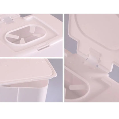 Wet Tissue Box Wipes Dispenser Portable Wipes Napkin Storage Box Holder Container