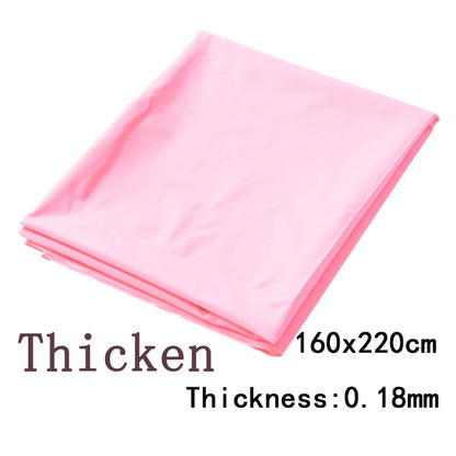 New Couple Game Waterproof Bed Sexy Sheet Waterproof PU Bed Sheet Oil Resistant SPA Mattress Black PVC Thick Bed Plastic Leather
