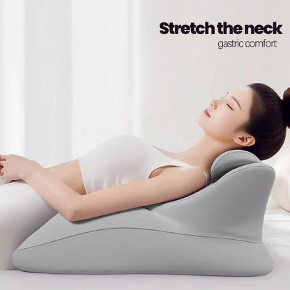 Multi-Positional Wedge Pillow Memory Foam Ergonomic Prone Pillow  Prone Reading Cushion Pillows Bed Sleeping Pillow Removable