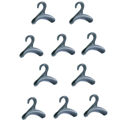 5pcs/set Arch Coat Rack Hook Bag Holder PP Material for Home Closet Storage Hat Scarf Shawl Purse Handbag Organizer Hooks