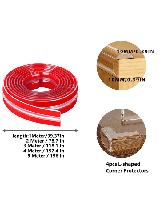 1m/3m/4m/5mProofing Edge Protector Strip L corner protectors Table Corner Protectors for Furniture Guards| Proof Corners and Edg