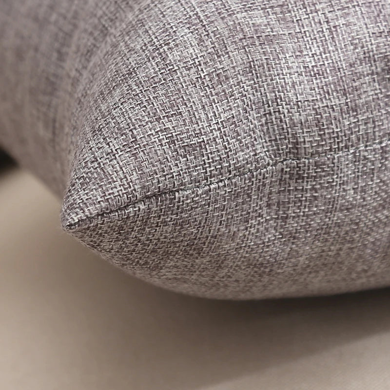 Solid thickened square pillow, sofa, living room pillow cover (Without Core)