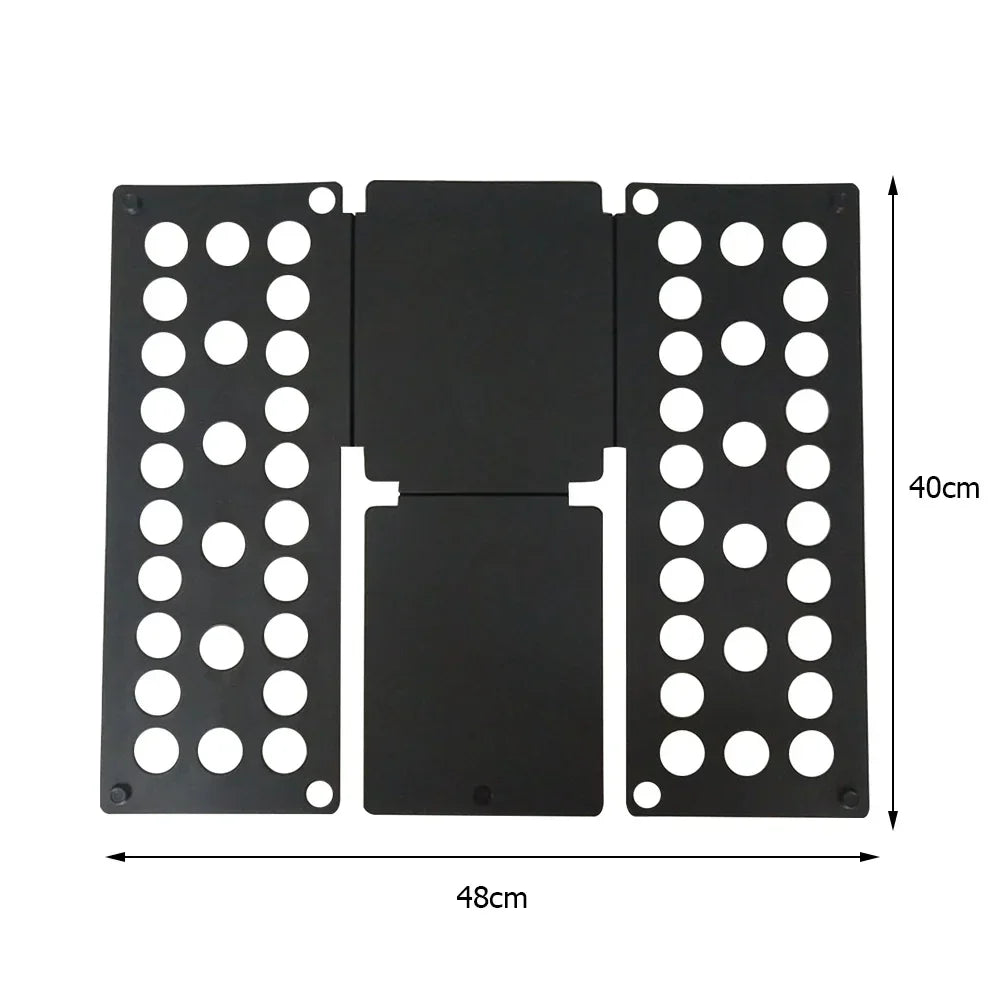 Plastic Folding Clothes Board Easy and Fast Kids Laundry Folder Folding Shirt Board Home Storage Tools for Quick Folding Clothes