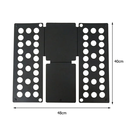 Plastic Folding Clothes Board Easy and Fast Kids Laundry Folder Folding Shirt Board Home Storage Tools for Quick Folding Clothes
