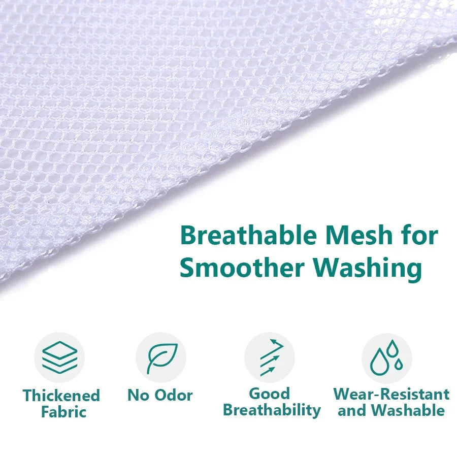 3Pcs/Set Bra Underwear Products Zippered Mesh Laundry Bags Baskets Household Cleaning Tools Accessories Laundry Care