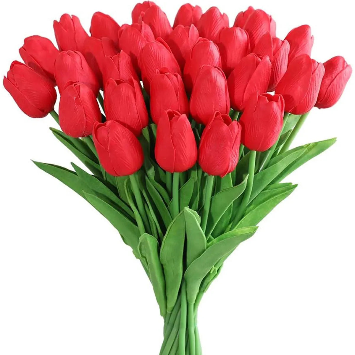 10PCS Artificial Flower Real Touch Tulip Scrapbooking Vase for Home Decor Wedding Garden Rose Arch Garland  Mother's Day Bouquet
