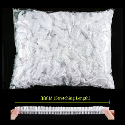 Plastic Food Cover Bags Food Grade Fresh-keeping Transparent Packaging Bag Reusable Wrap Kitchen Disposable Colorful Cling Film