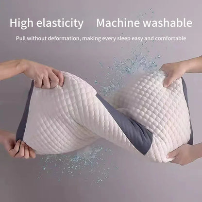 1PC Almohada Neck Pillow Help Sleep Protect The Neck Cervical Orthopedic Soybean Fiber Massage Household SPA Pillow For Sleeping