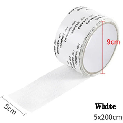Strong Self Adhesive Mesh Tape Nets Window Screen Repair Tape Door Fix Patch Anti Insect Mosquitos Mesh Broken Holes Repairing