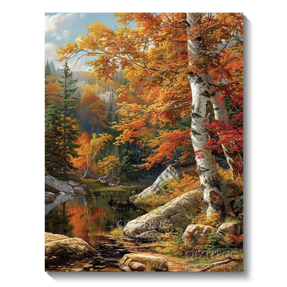 5D Diamond Art Painting Aurora Landscape Mosaic Embroidery Cross Stitch Kit Full Round Rhinestone Diy Wall Home Decor Gift
