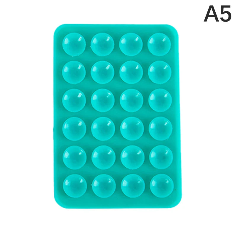 8cm Double Side Silicone Suction Pad For Mobile Phone Fixture Suction Cup Backed Adhesive Silicone Rubber Sucker Pad For Fixing