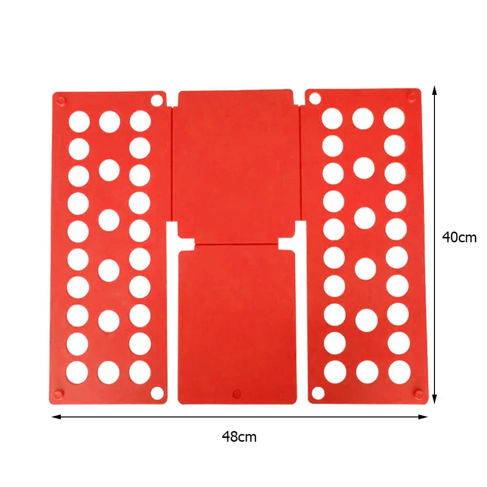 Plastic Folding Clothes Board Easy and Fast Kids Laundry Folder Folding Shirt Board Home Storage Tools for Quick Folding Clothes