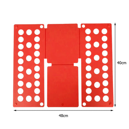 Plastic Folding Clothes Board Easy and Fast Kids Laundry Folder Folding Shirt Board Home Storage Tools for Quick Folding Clothes