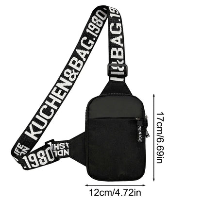 Men's Shoulder Bag INS Trend Waterproof Small Backpack Mobile Phone Man's Messenger Bag Square Bag Crossbody Bags